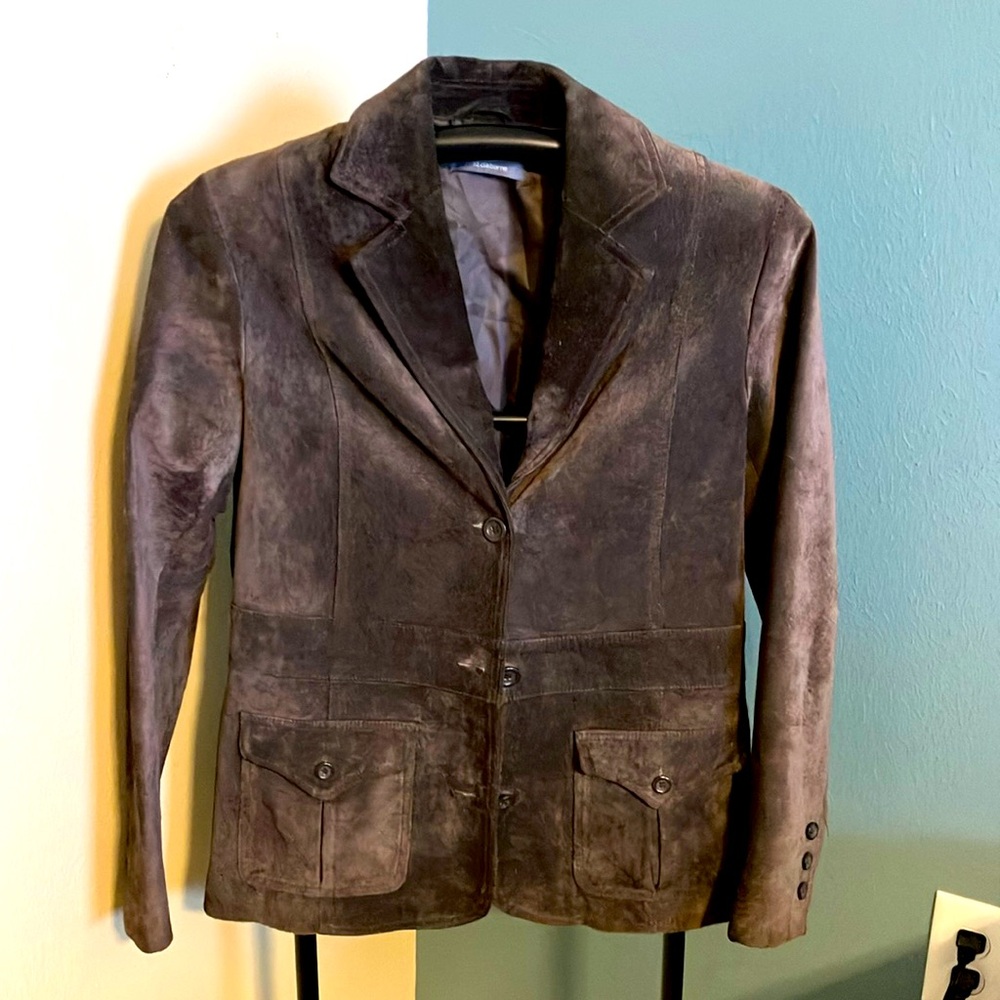 Liz Claiborne Suede Blazer